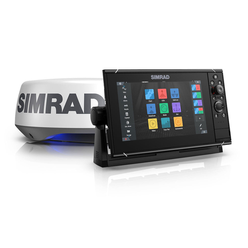 Simrad EVO3S Combo Display with World Basemap & HALO20+ Radar